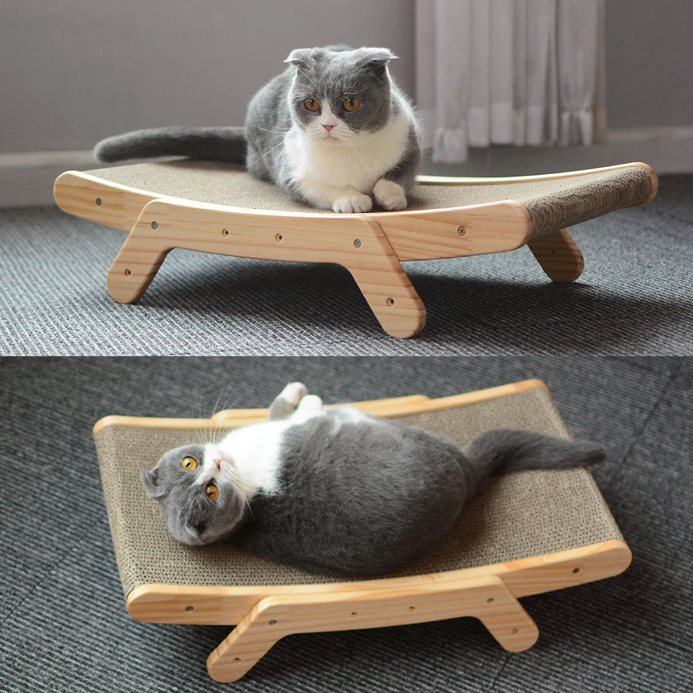 3-in-1 Sisal Cat Scratcher Bed