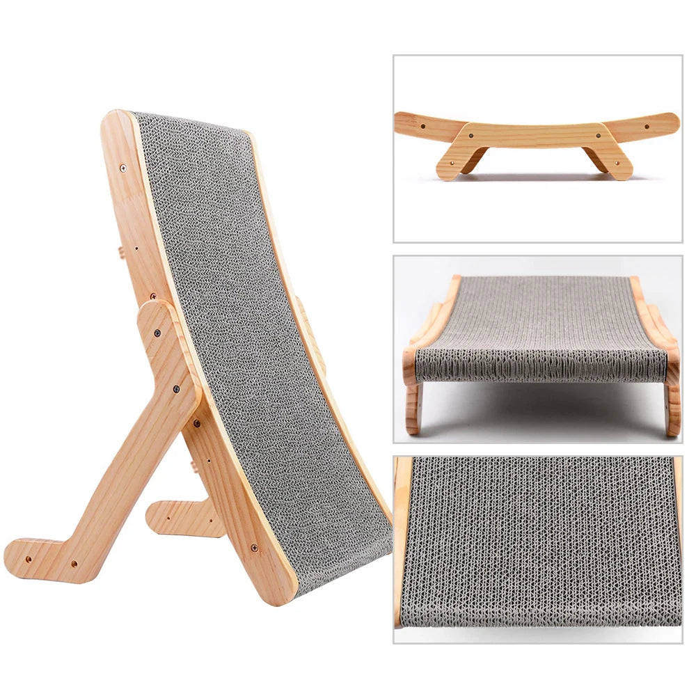 3-in-1 Sisal Cat Scratcher Bed