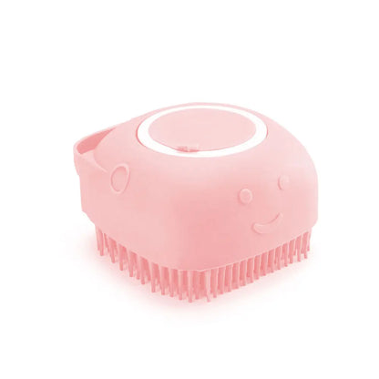 2-in-1 Silicone Pet Bath Brush – Soft & Gentle